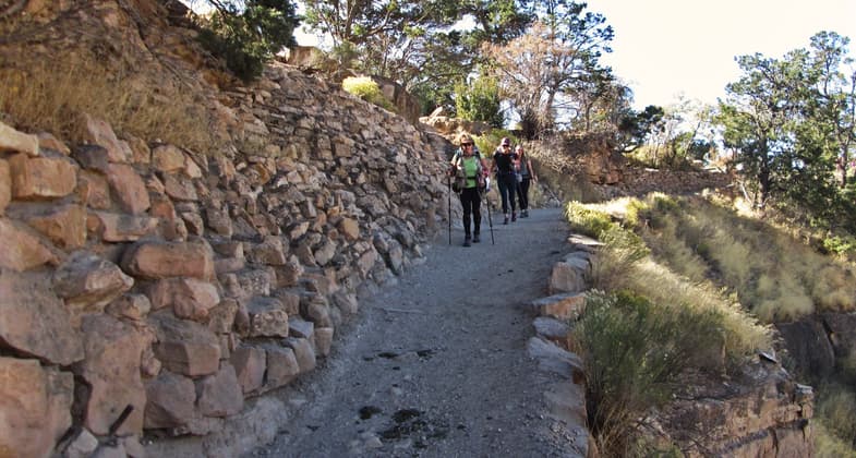 Hikers returning to the trailhead. Photo by Valerie A. Russo.