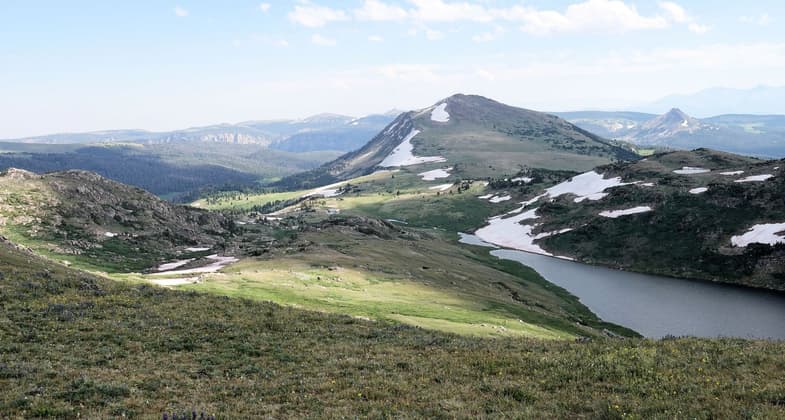 Beartooth Range Backpacking Trail Map Beartooth Loop Trail