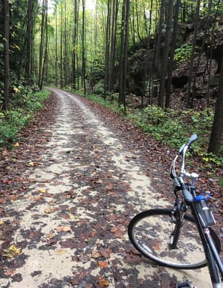 Early Autumn Bike Excursion. Photo by Julie A. Zeyzus.
