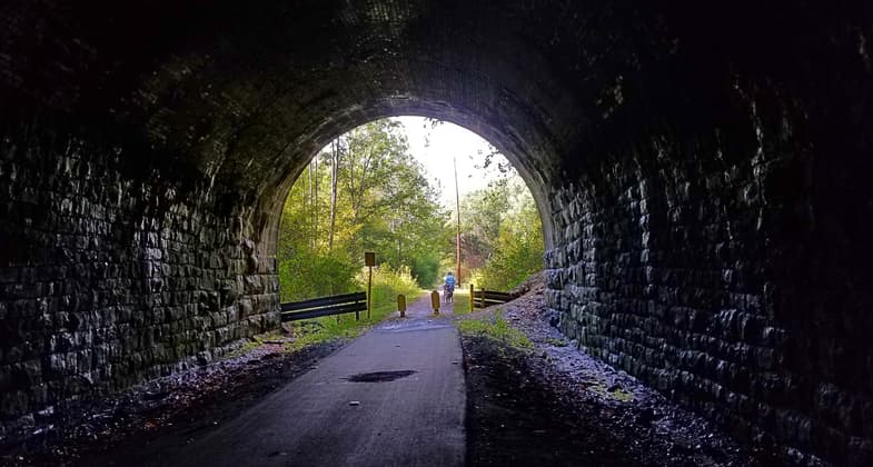 Light at the End of the Tunnel. Photo by Mary Shaw.
