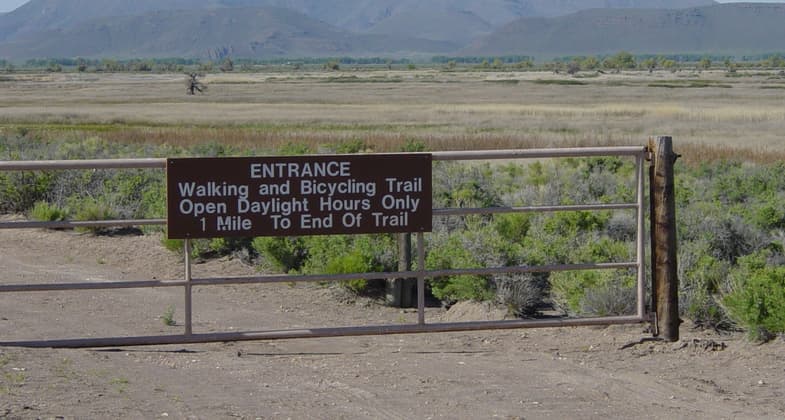 Alamosa South Trail Entrance. Photo by Brian DeVries.