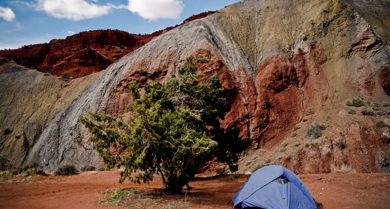 Fisher Towers camp. Photo by Ida Koric.
