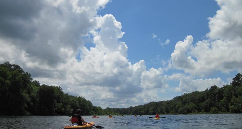 Coosa River in Wetumpka. Part of the Alabama Scenic River Trail. Photo by Callie Thornton.