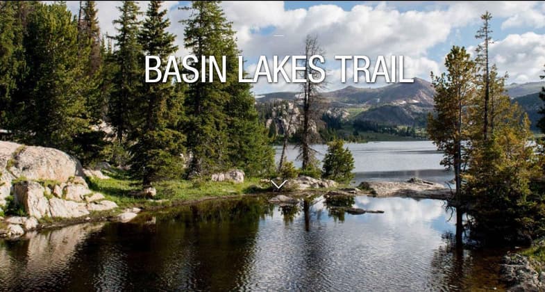 Basin Lake. Photo by USFS.