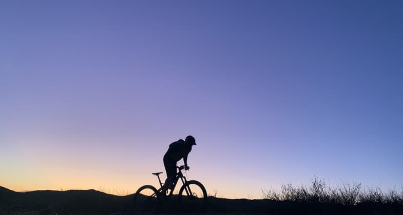 Sunset ride near the Pacific Ocean. Photo by Oliver Cudrigh.