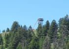 Blue Mountain fire lookout. Photo by USFS-Lolo NF.
