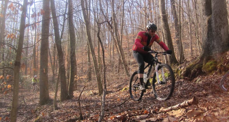 32 Miles of trails for mountain biking