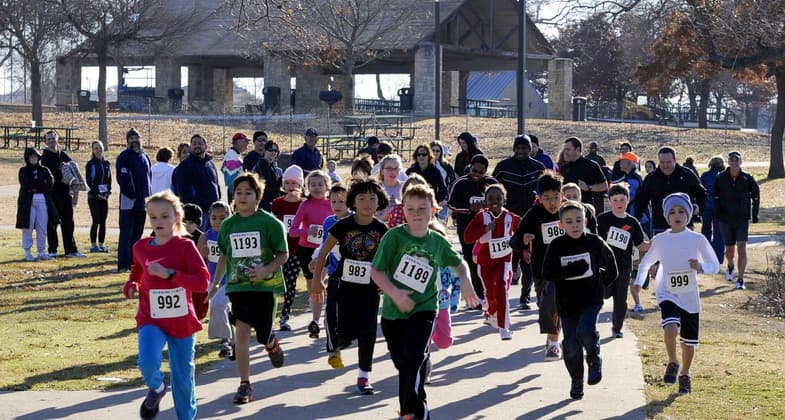 Childrens' Run on Trail
