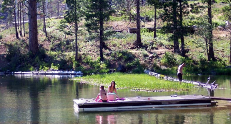Modoc National Forest - Blue Lake Boating Site. Photo by USFS.