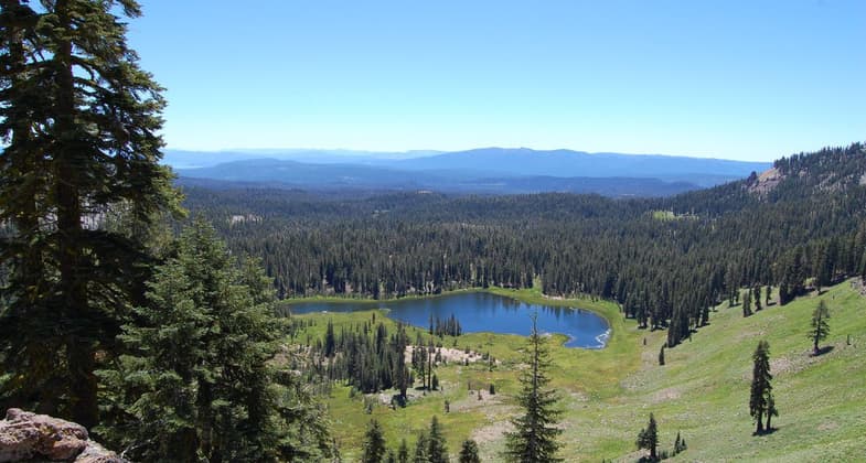 View from the Bumpass Hell Trail. Photo by Michael Stark.