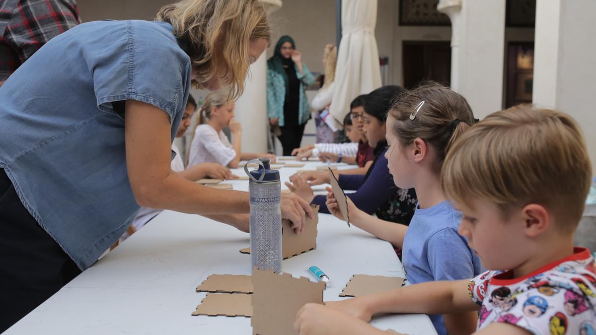 Tashkeel Youth Cardboard Workshop DXBDW2020