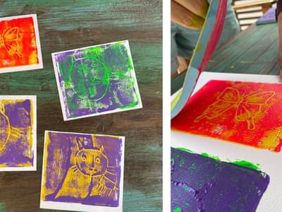 Rubber Block Printmaking 2
