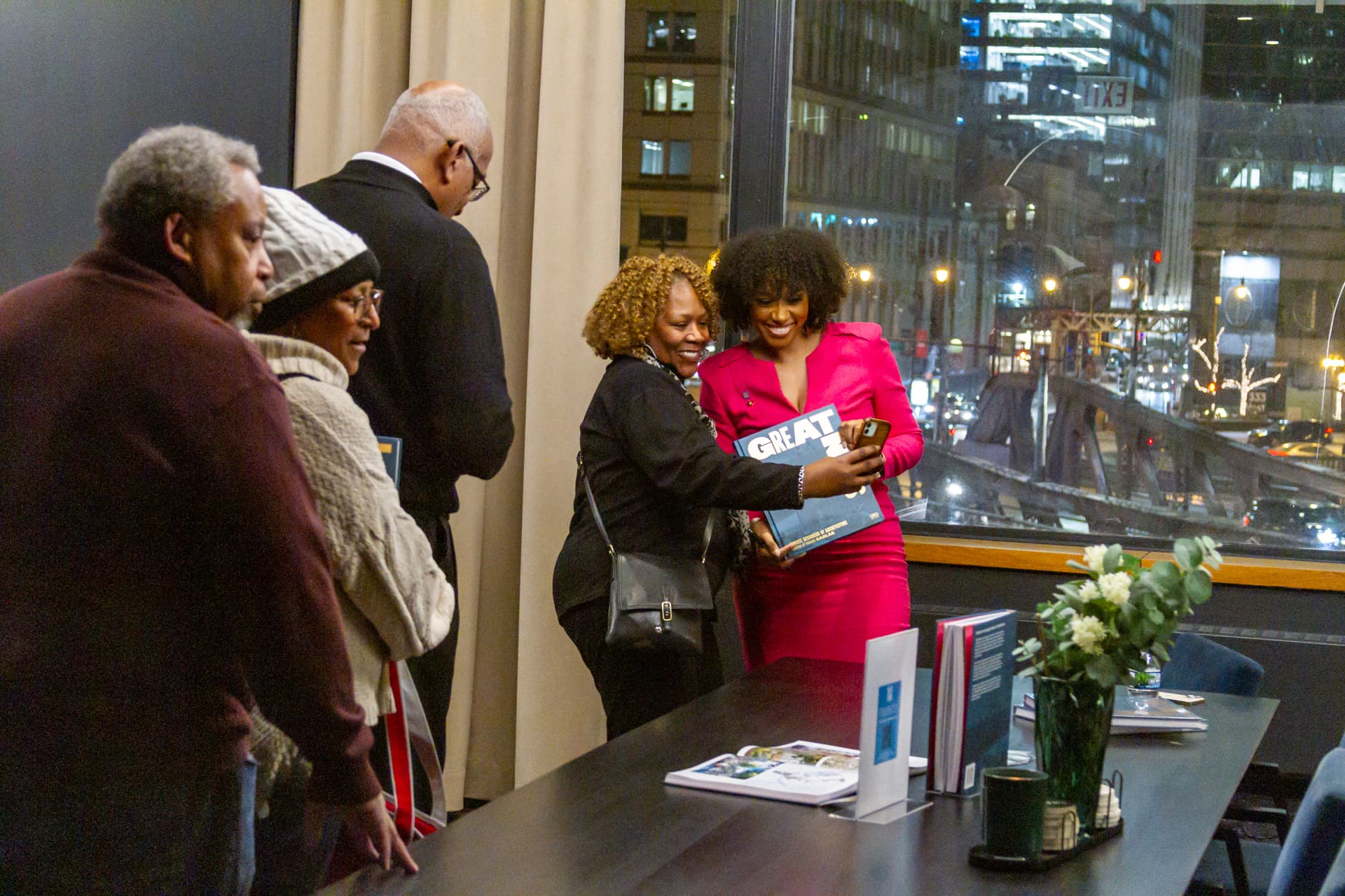 Pascale Sablan at Chicago Book Signing Event, hosted at THE MART