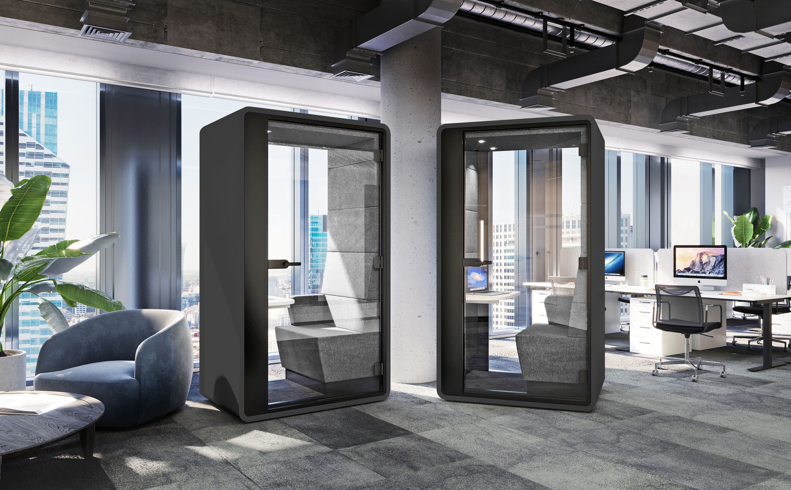NeoCon | Work Pods Enable All 3 Essential Elements of a Hybrid Office