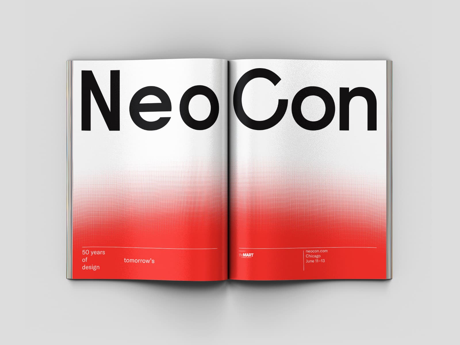 NeoCon Full Page Ad Spread