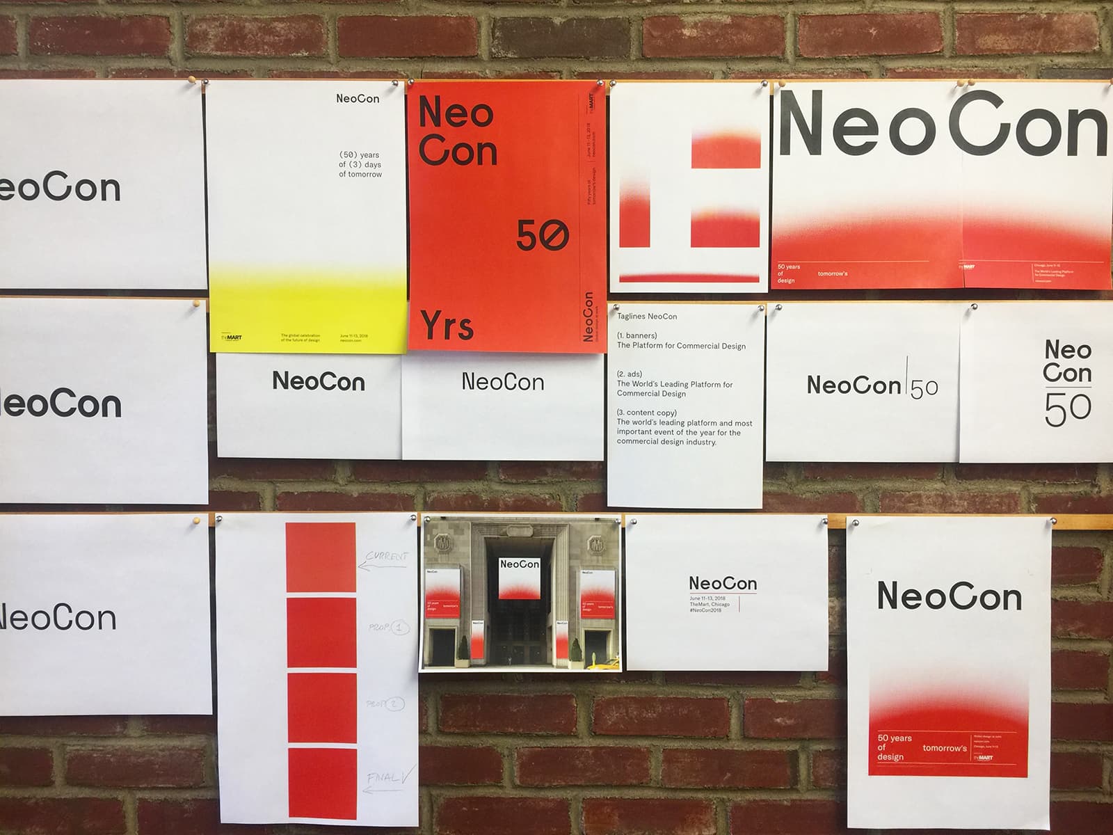 NeoCon Rebranding Idea Board