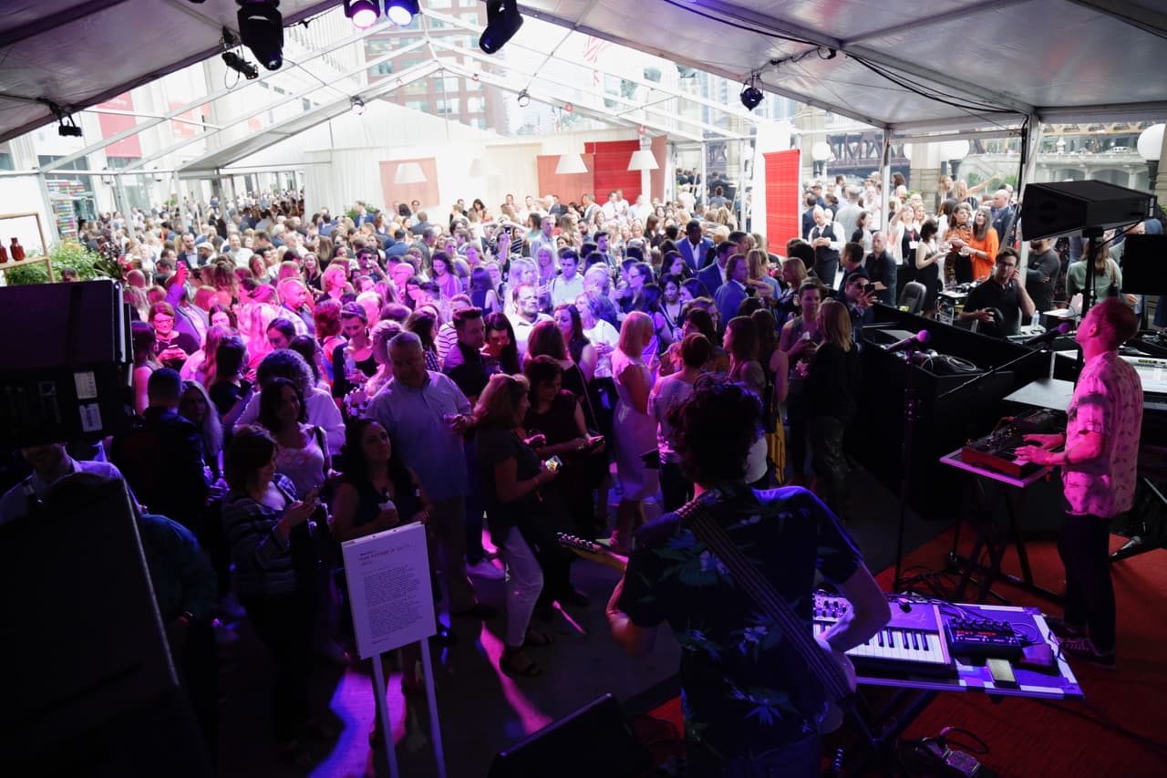 Dance floor at the Future is Party