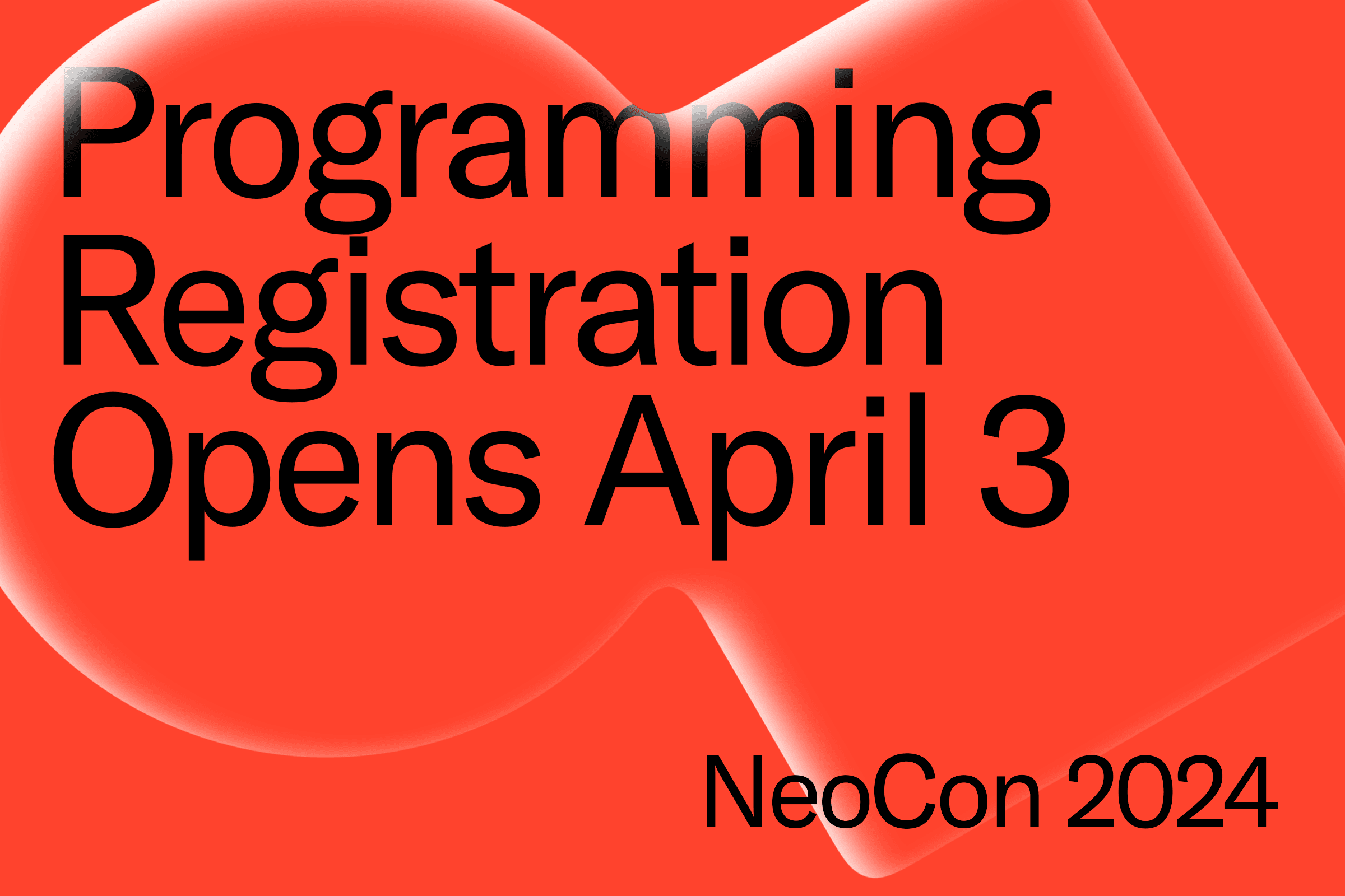 Programming Registration Opens April 3