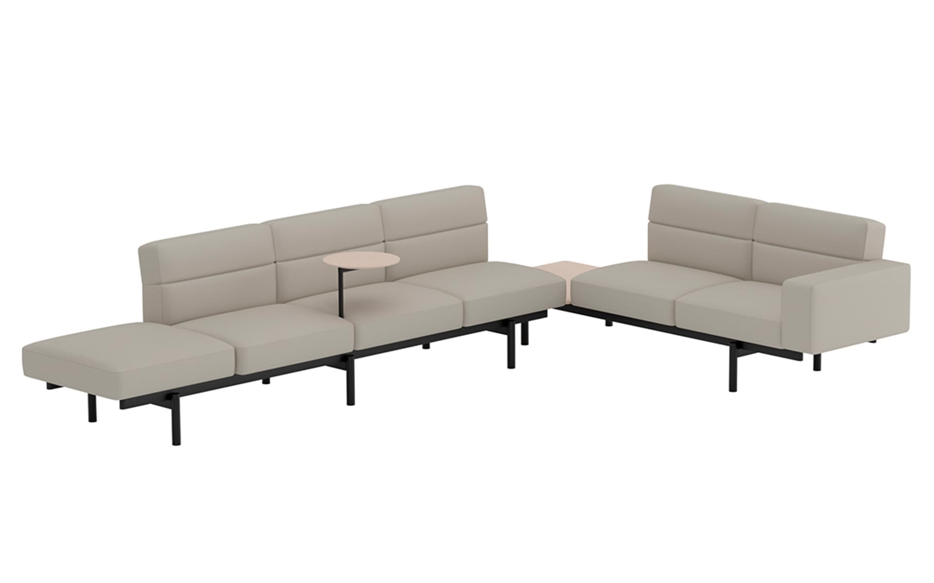 Andreu World Hub Sofa SILVER 3