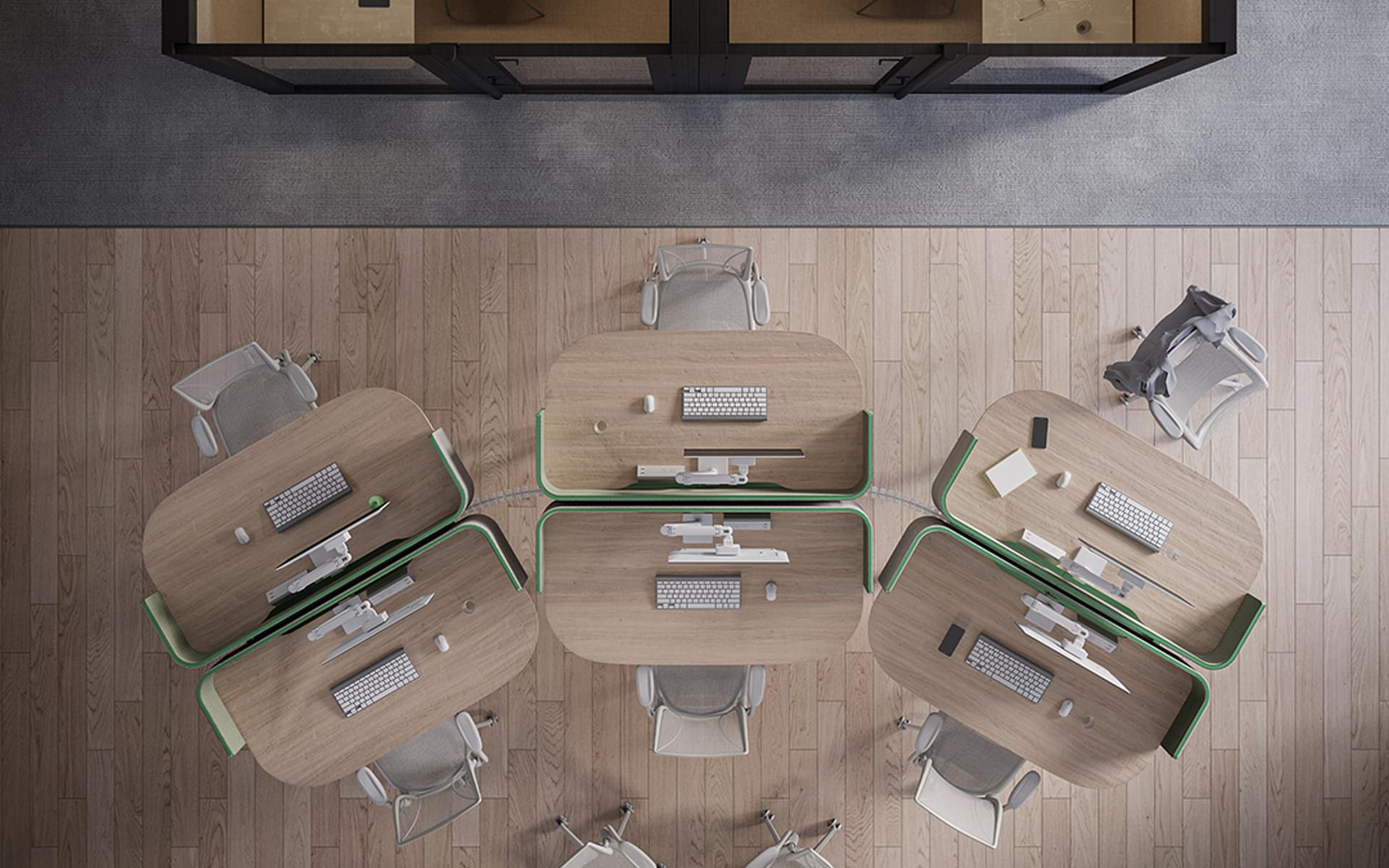 Schiavello Krossi Workstations SILVER 3