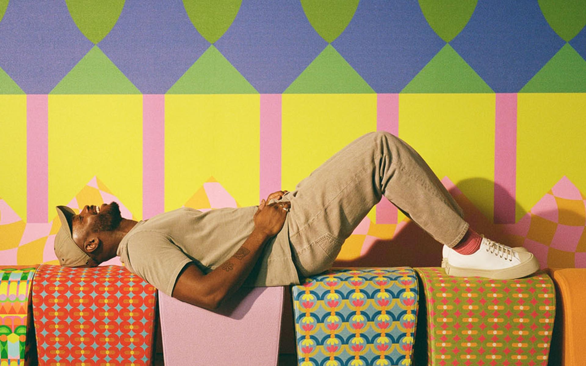 Momentum Textiles Wallcovering Yinka Ilori x Momentum Gold 1