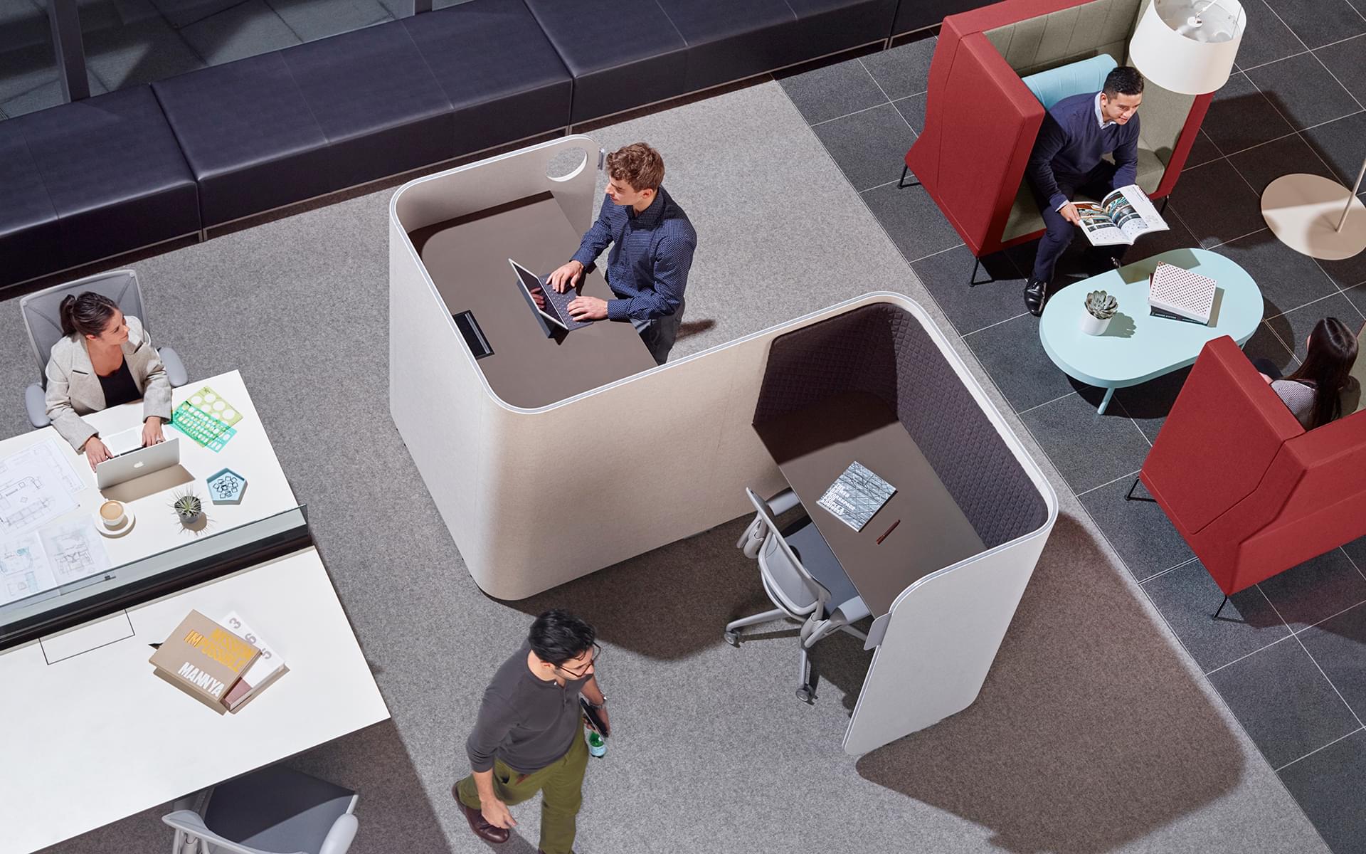 Schiavello Focus Booths Silver 1