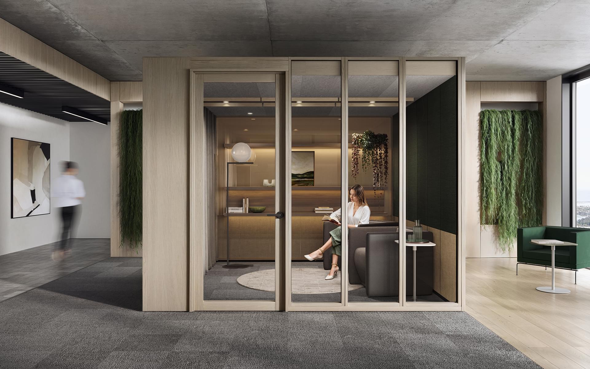 Schiavello Focus Quiet Room Gen 2 Gold 3