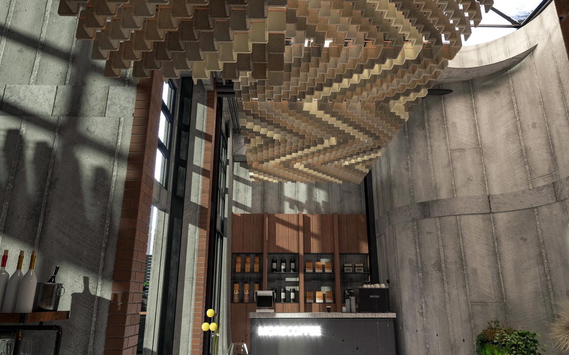 Zintra Zintra Mesh Baffles Gold 2