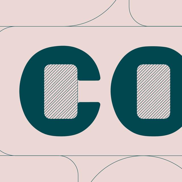 Cogo brand text closeup