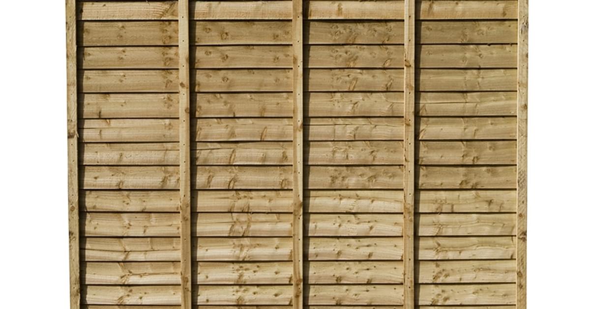 Timber Lapping Panel Lap Panel Fencing | Walford Timber - Cheltenham Branch