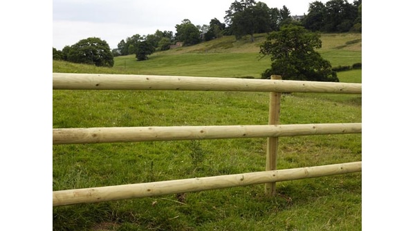 100mm Half Round Rails | Walford Timber Ltd