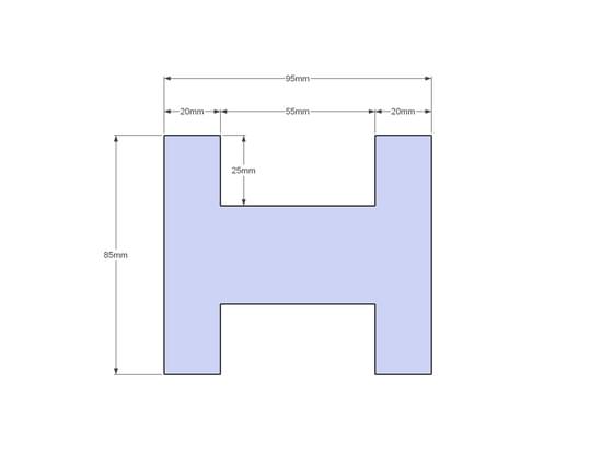 H Post Length Concrete H Post | Cheltenham Fencing