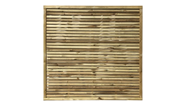 Slatted Slatted Fence Panels | Horizontal Slat Fencing, UK Made | Walford ...