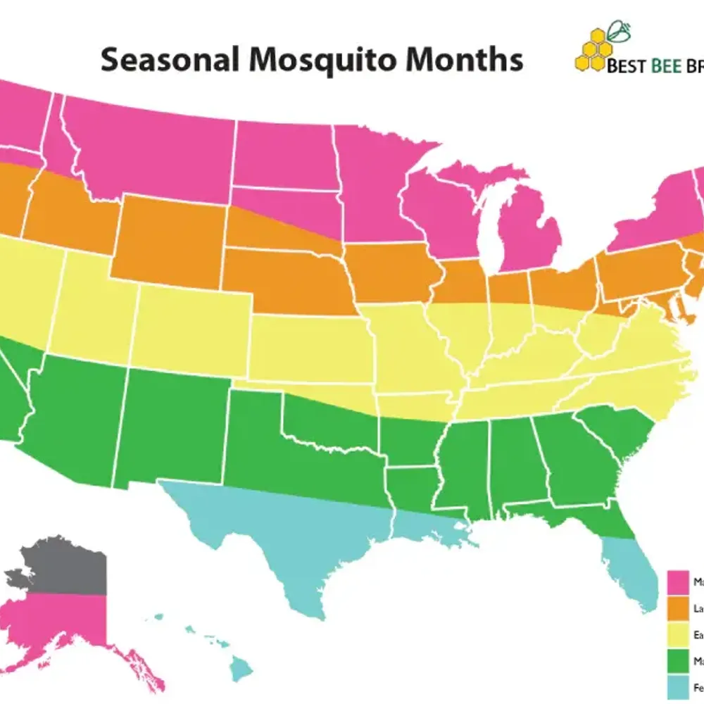 Seasonal Mosquito Pressure in the U.S.