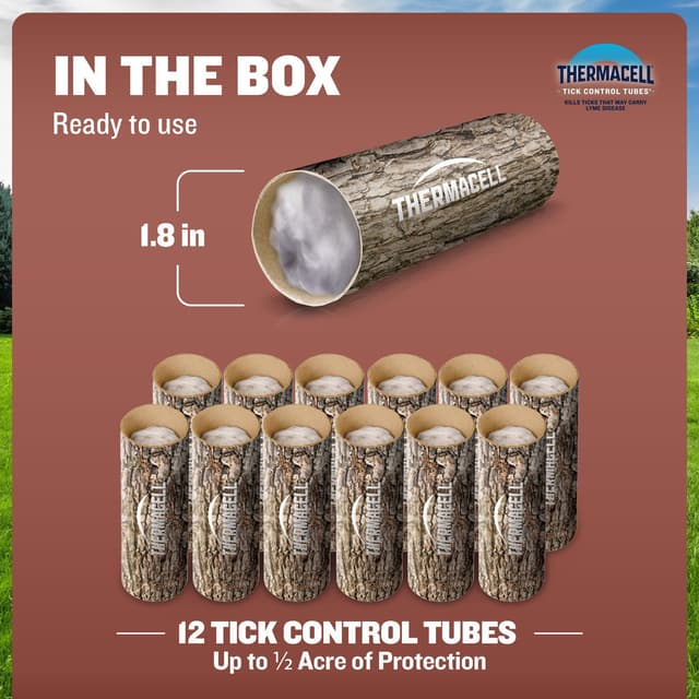 Tick Control Boxes Tick Control Tubes | Thermacell