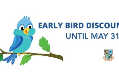 Early bird extension web banner
