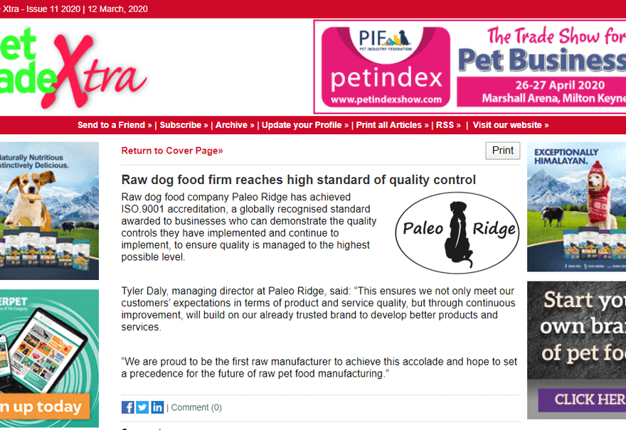 Pet trade extra march 2020