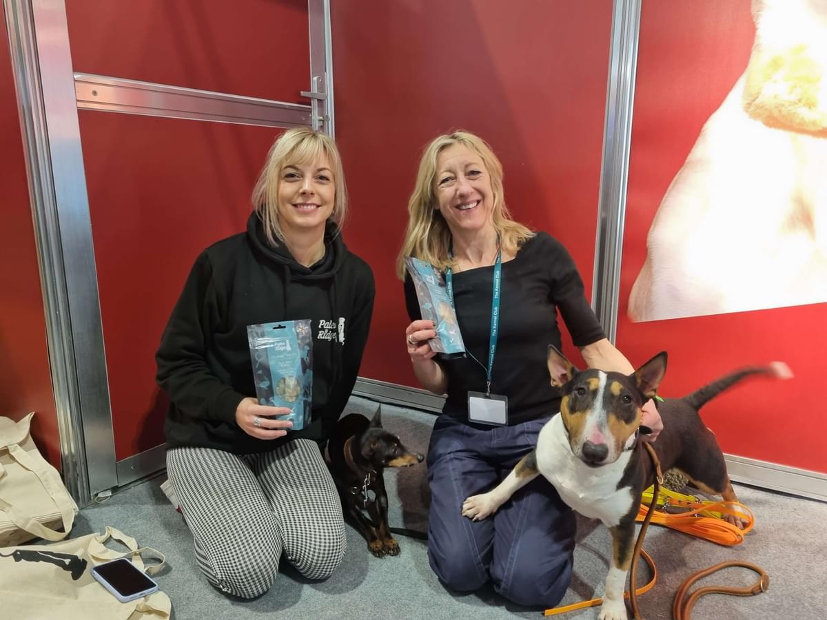 Esther Louge and Anna Webb at Crufts 2022