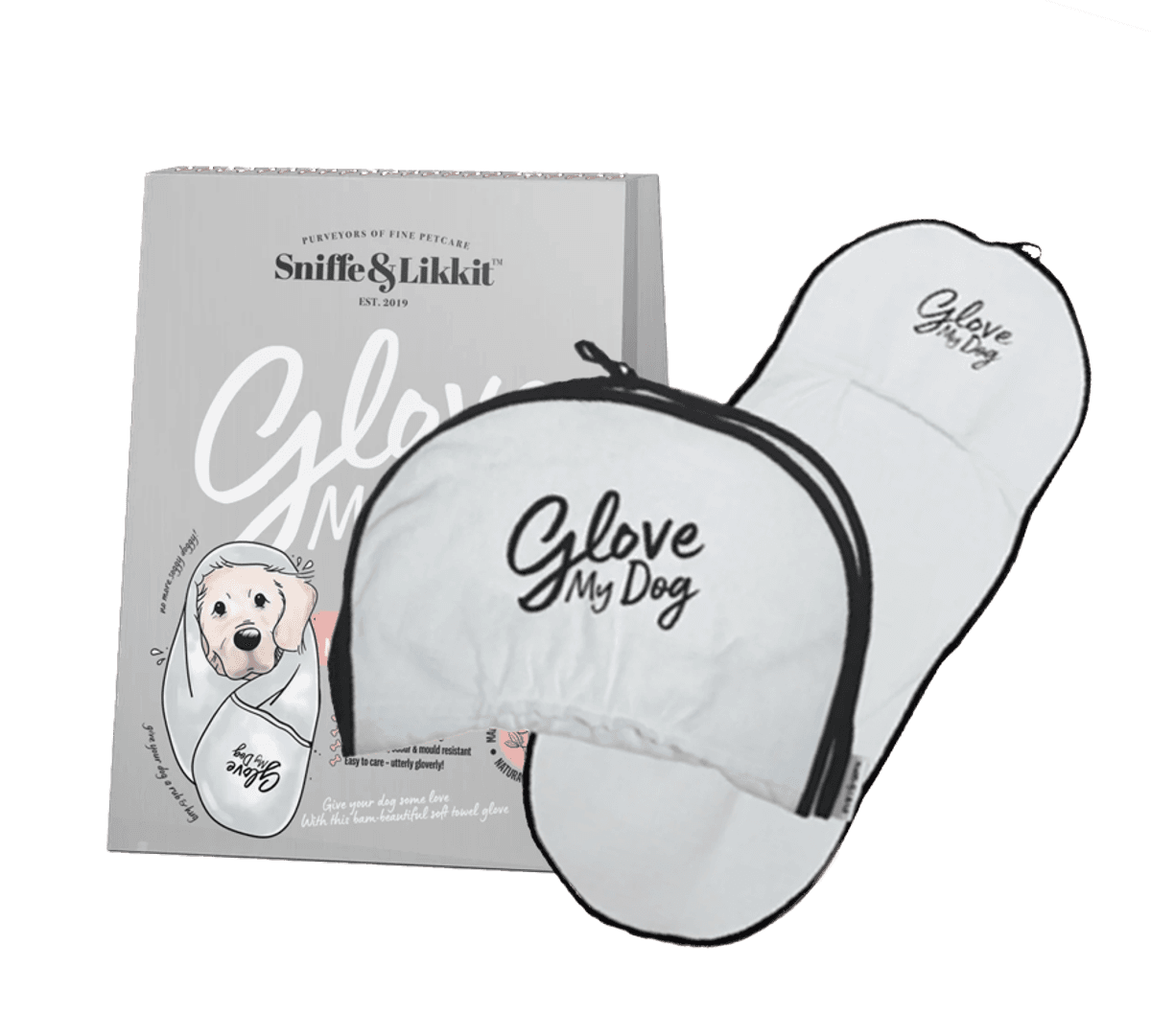 Dog sales towel glove
