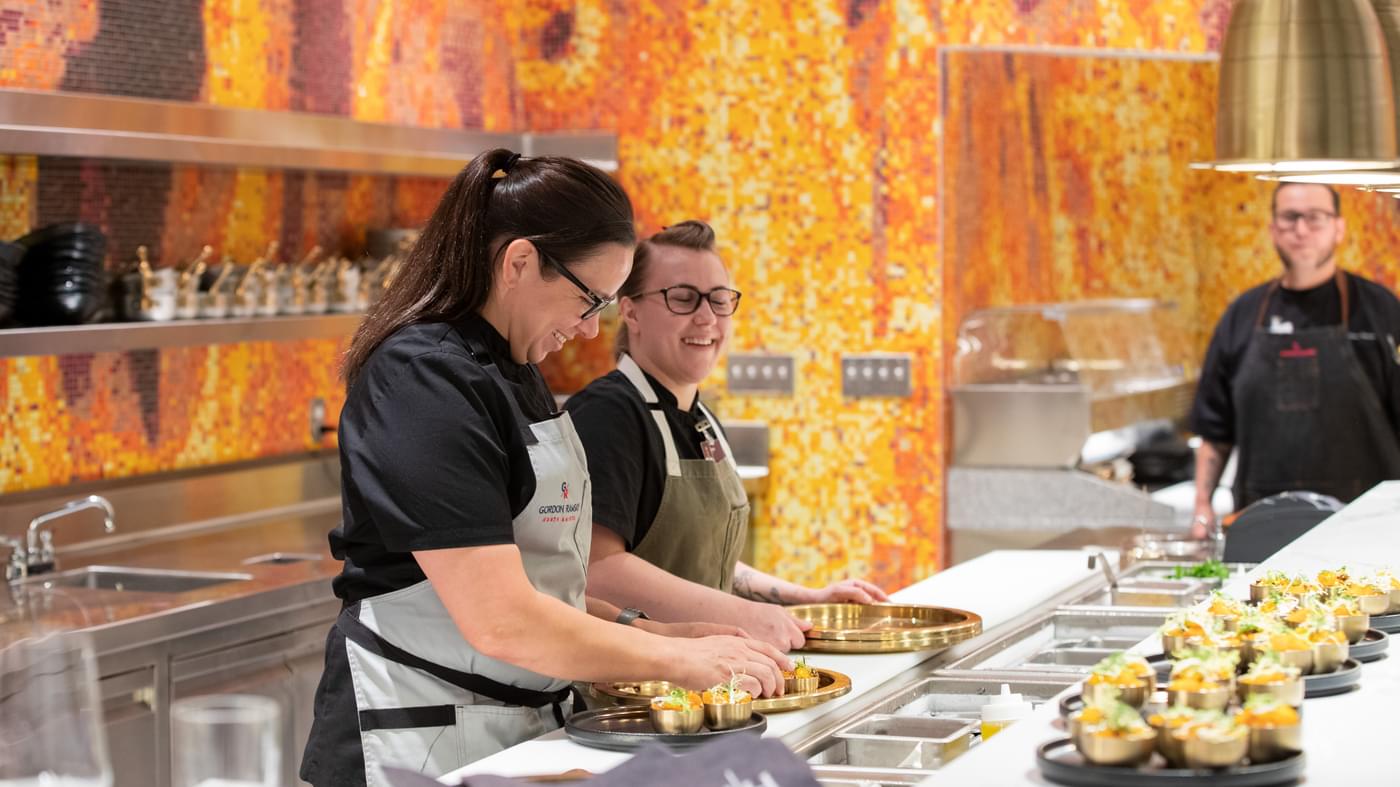 Chef Christina Wilson in Hell's Kitchen at Harrah's SoCal