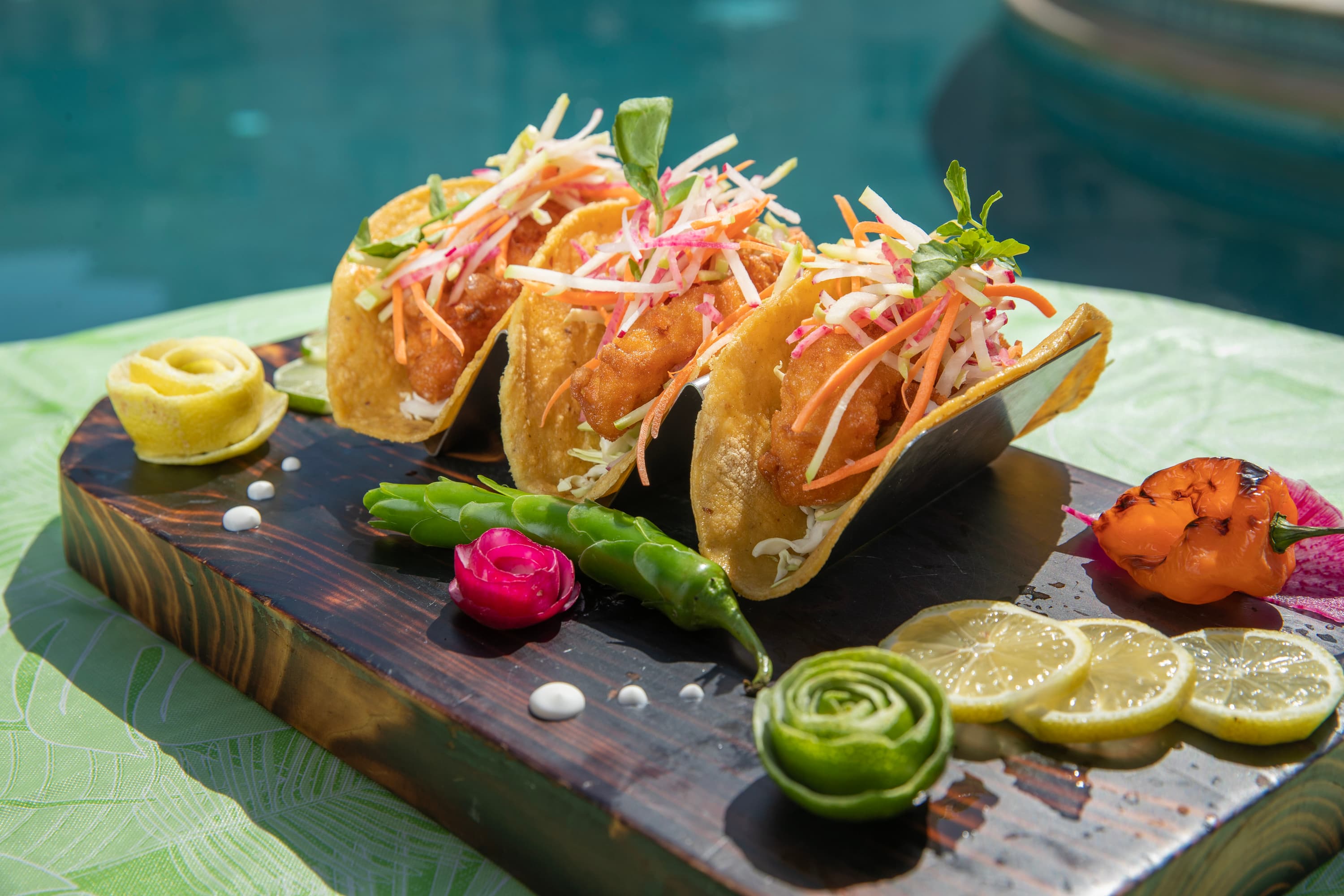 Fish Tacos at 'ritas Cantina