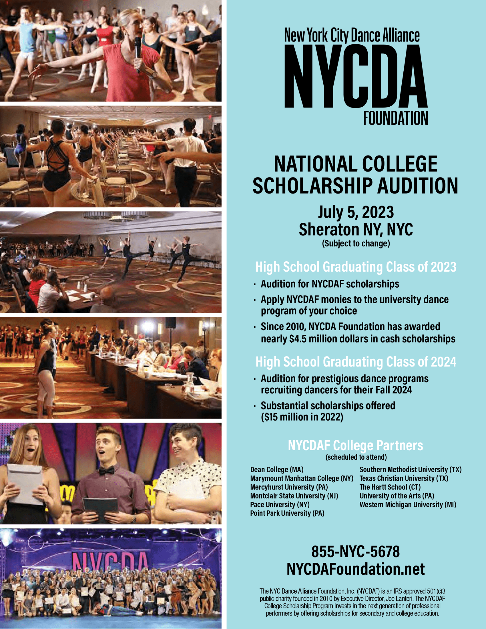 NYCDA 2023 National College Audition