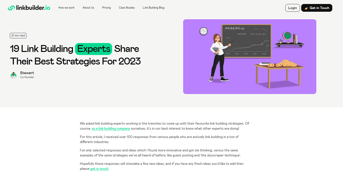 link building experts