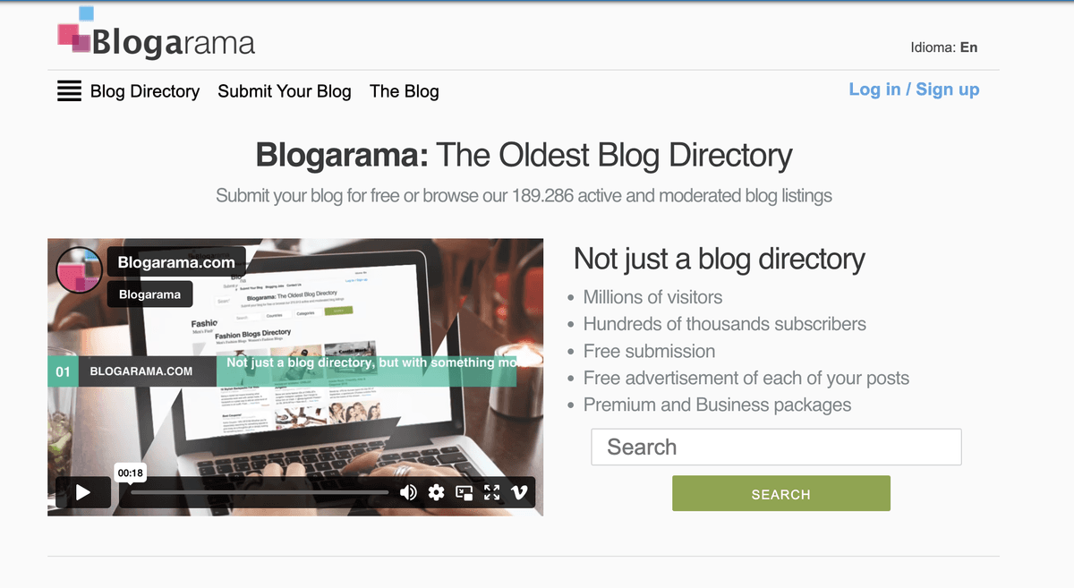 Blogarama directory