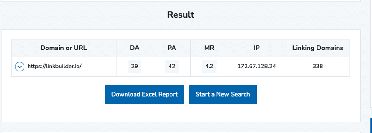 domain score check
