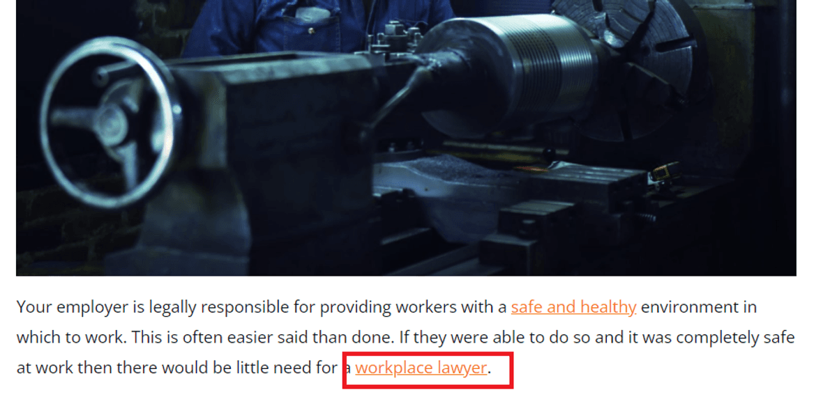 anchor text on a link farm example