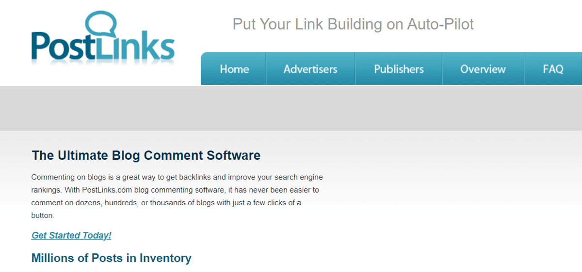 Blog comment software image