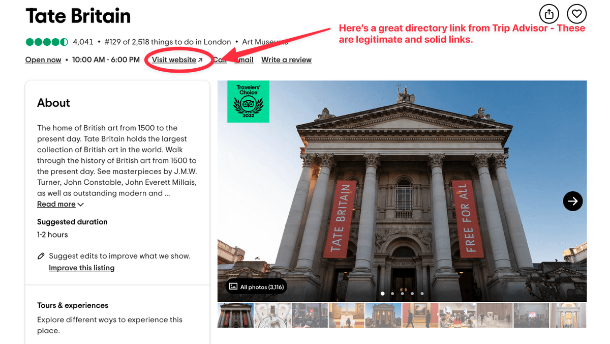 good directory backlink