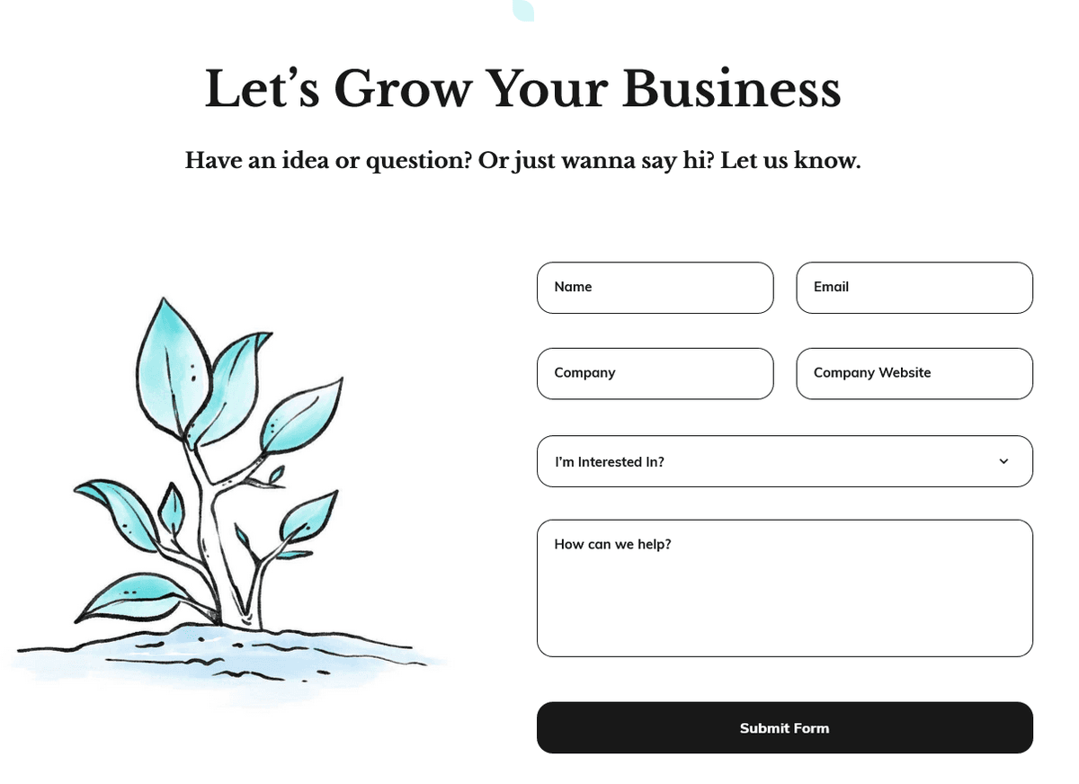 get in touch with bluetreei