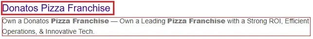 Donatos Pizza Franchise